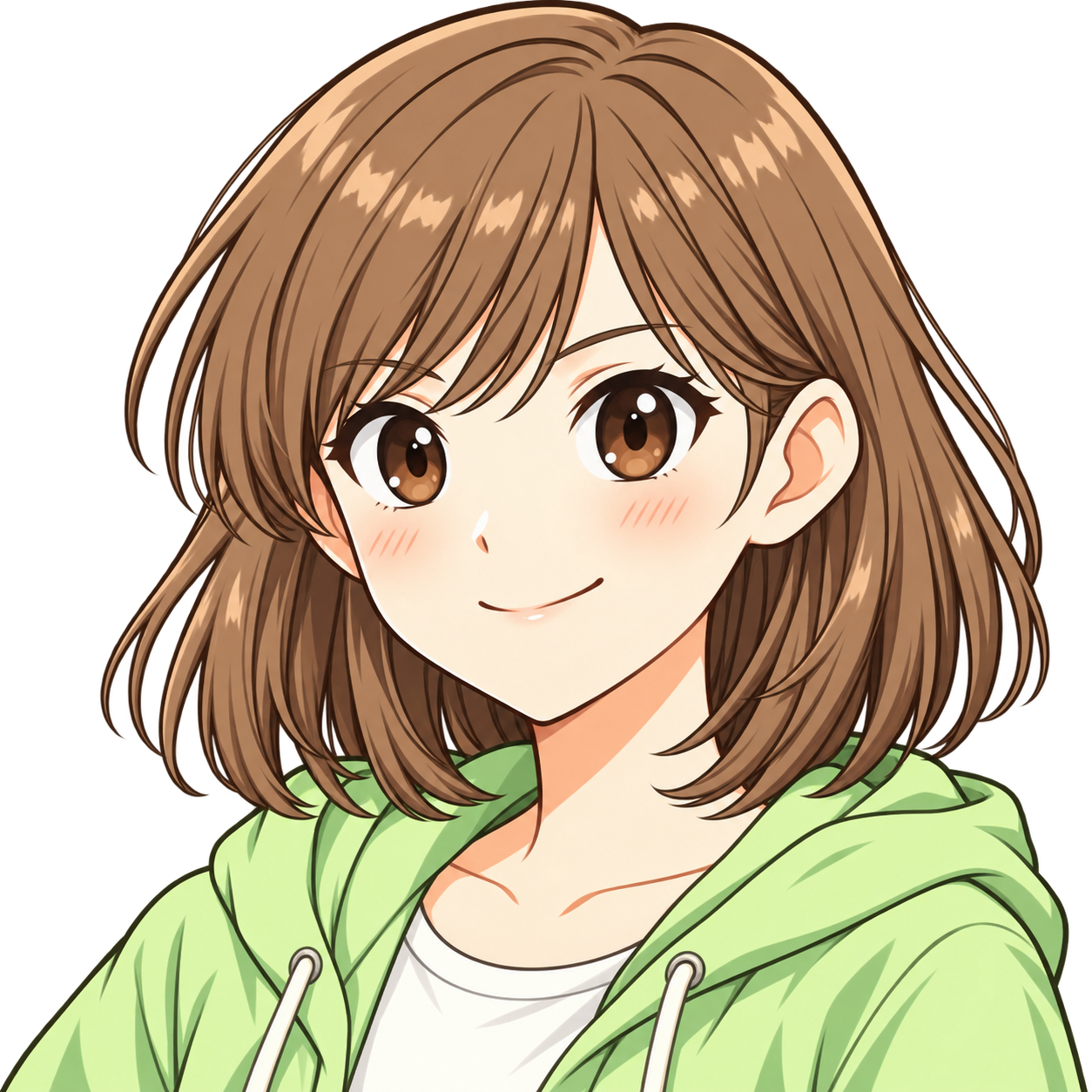 前向きに考える若葉