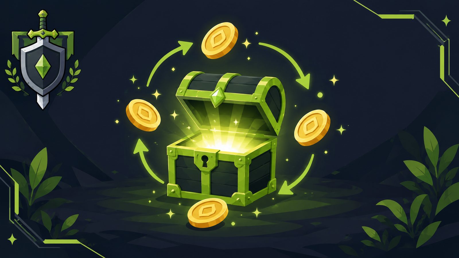 小口現金のインプレストシステムをイメージしたRPG風イラスト