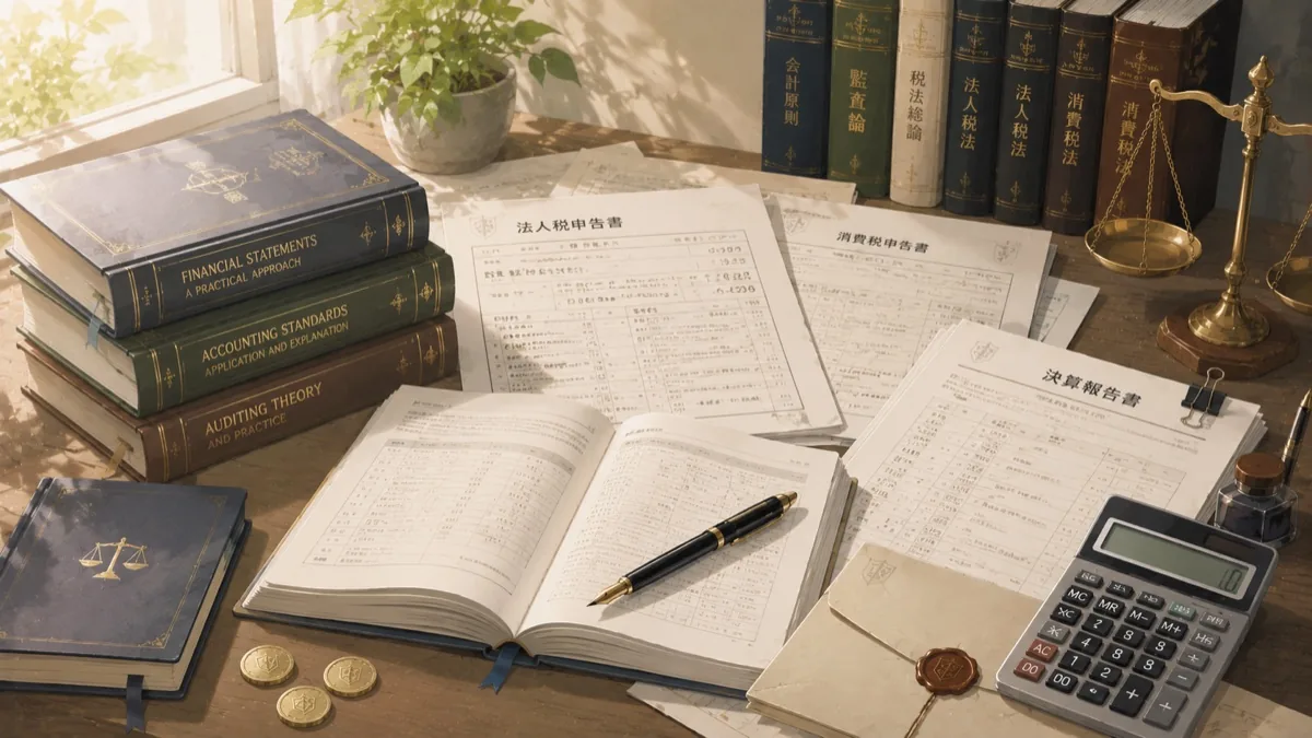 公認会計士試験の学習ロードマップを表すStudy Questのカテゴリサムネイル
